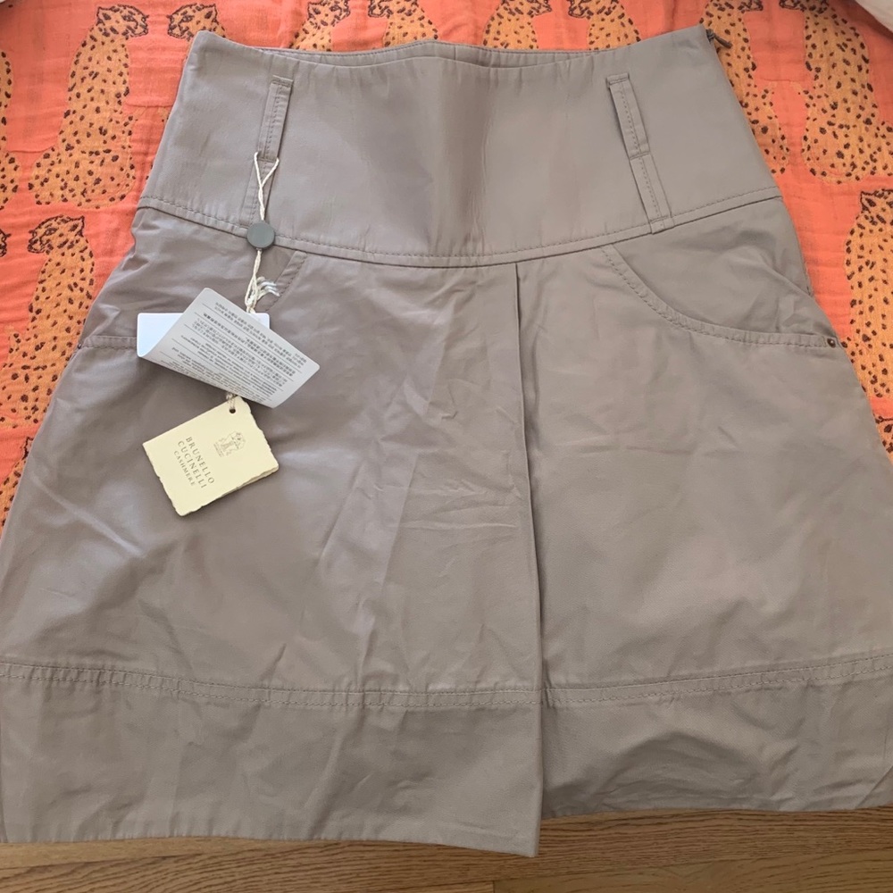 Brunello Cucinelli Silk Skirt